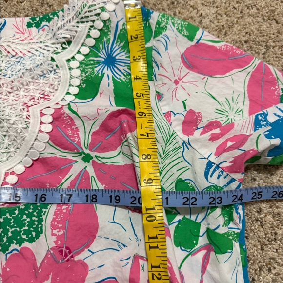 Talbots white with floral print tunic in size 2X - Picture 7 of 10